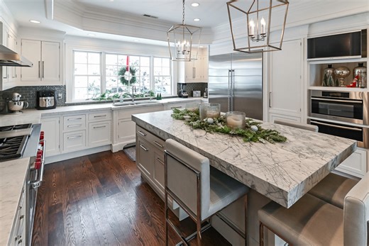 The Clarendon Transitional Kitchen | Miele Appliances | Island