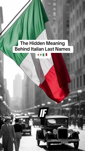 The Hidden Meaning Behind Italian Last Names 👀🇮🇹 Italian Immigration Italian Diaspora History Italian Heritage Italian Heritage Italian Migration Italian American Roots Forgotten Italian History Immigrant Stories #ItalianImmigration #ItalianDiaspora #ItalianHeritage #ItalianHistory #ItalianAmerican