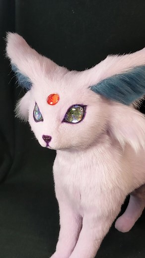 Creating a Light-Colored Espeon Art Doll Tutorial