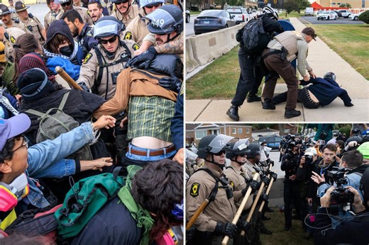 4 protesters arrested outside Chicago DHS facility as anti-ICE protesters unleash chaos: report