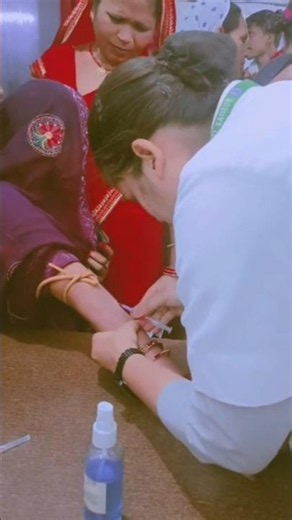 85th day clinical duty 🏥 How to collect blood sample technique 🩸🧪 #clinic #laboratory
