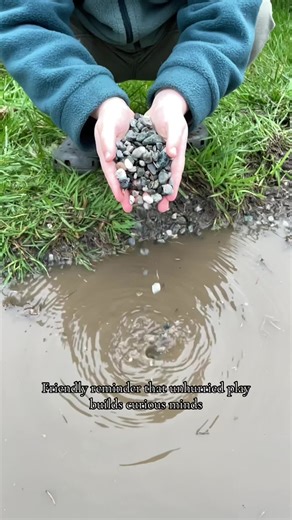 Unhurried play builds curious minds. No worksheets. No pressure. Just focused attention, sensory input, and a child following their curiosity. This counts as homeschool. #slowdays #mindful #childhood #curiosity #homeschool