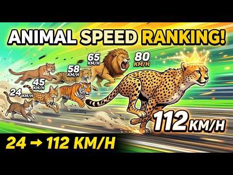 Animals Racing at Insane Speeds — Who Will Win?