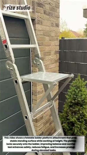 Innovative Ladder Platform Attachment for Safer Elevated Work