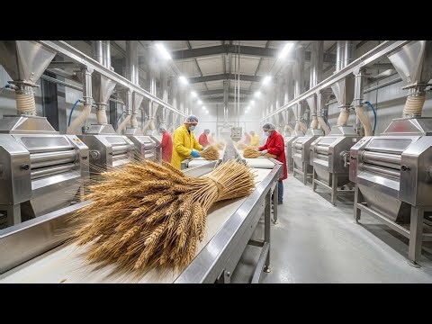 Inside a Factory: How Wheat Becomes Premium Flour (Full Process)