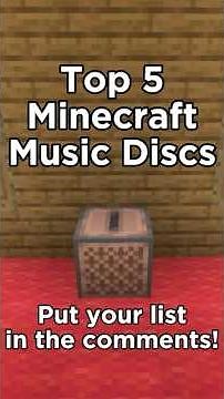 Top 5 Minecraft Music Discs #minecraft #minecraftshorts #minecraftmusic