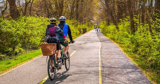 Virtual Bike Race: Ride Across America Along Unfinished 'Rail-Trail'
