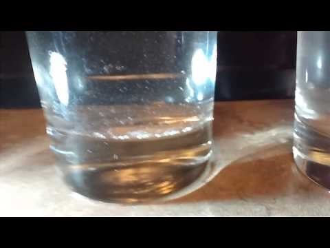 Particles in ice from ice maker.