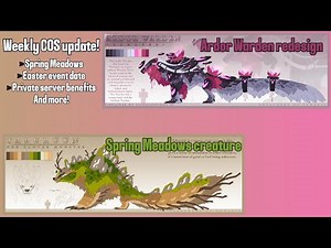 Ardor redesign & new Spring Meadows creature | Creatures of Sonaria weekly update
