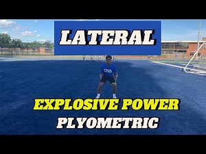Lateral Power Plyometric Exercise: Build Explosive SPEED & QUICKNESS for Young Athletes At-Home