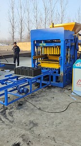 automatic 6 inch concrete interlocking block machine for construction project business #concreteblocks #brickmachine GiantLin brick machine factory | 高猛