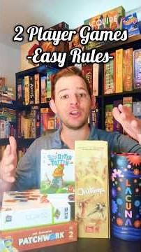 EASY 2 Player Games! #boardgames #familyfriendly #gamereview #top5 #familygames #gamenight #review