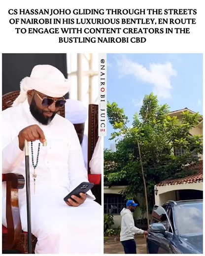 Hassan Joho's Luxurious Ride Through Nairobi