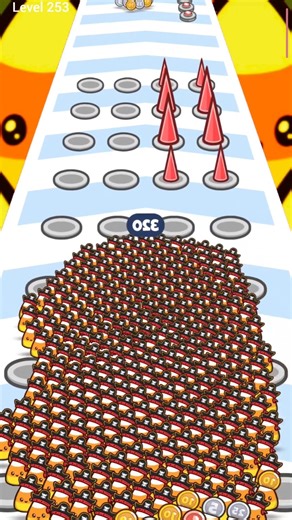 Food Run level - 253 Candy Corn Running #shorts #gaming #shortyz #ytshorts #games