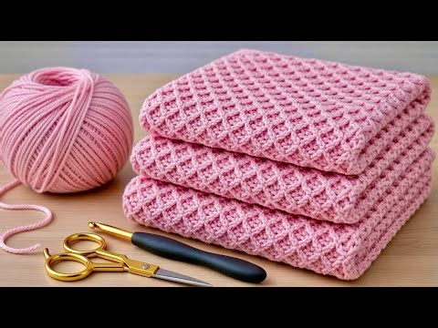 WOW!⚡️A Blanket in 3 Days! You've Never Seen Such an Easy and Beautiful Crochet Pattern
