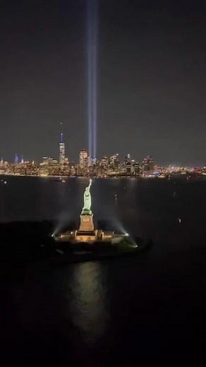 NYPD Tribute in Lights on 9/11 Anniversary