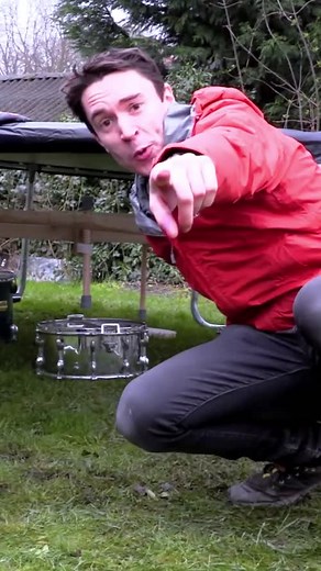 Trampoline Drums! #KidsInventStuff #kidsinstem #stemforkids | Kids Invent Stuff