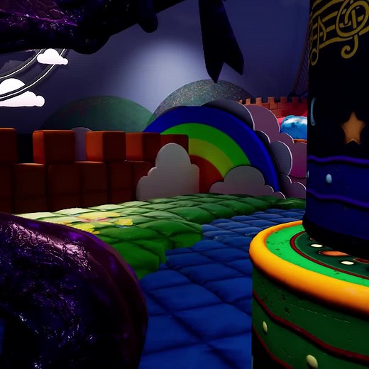 Toxic Sun stacks barrels - FNAF Security Breach