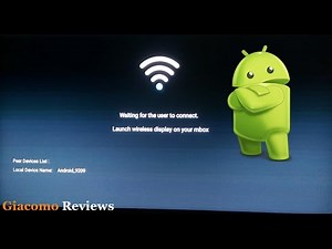 How to transmit on Miracast with an Android smartphone