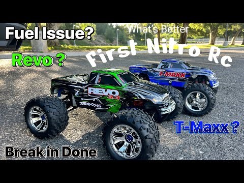Traxxas REVO 3.3 5th & Final Tank Break In Tune Adjusted & Tmaxx 3.3 What My Thoughts First RC