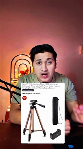 Ab Video Hilna Band! 🛑 Best Tripod for YouTubers & Vloggers (Cheap & Best)#shorts #tripodunder500