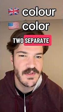 "Color" or "Colour"? #linguistics #history #language