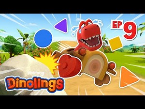 [✨EP9] Vroom! Dino Car Wheels | Learn Shapes | Season 2 | Dinolings: Pinkfong Dinosaurs for Kids