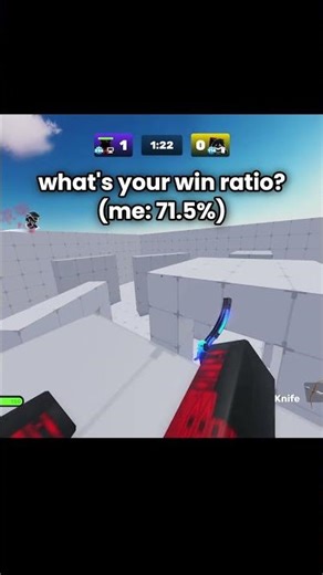 what's your win ratio? #shorts #roblox