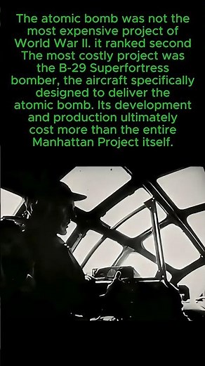 Why the B-29 Superfortress Cost More Than the Atomic Bomb #historyshorts #worldwar2 #truestory
