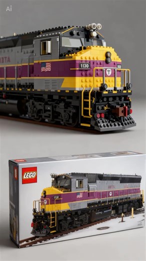 @tcostello105_official | Damn Lego is quick with these new releases! #lego #mbta #trains #ai #railroad | Instagram