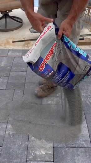 American Hardscaper | PolyMerica Polymeric sand installation | Instagram