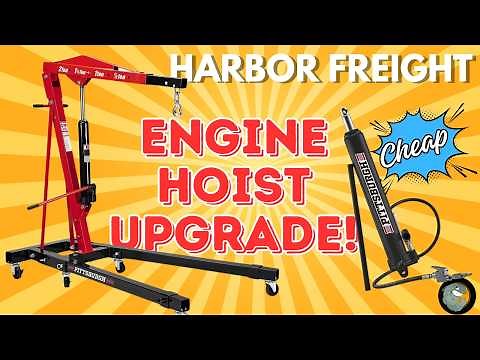 Secret Harbor Freight Engine Hoist UPGRADE!