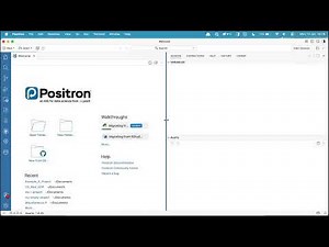 Using Positron for Data Analysis with R