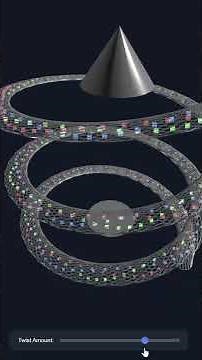 Visualizing a Torsional "Twistor" Algorithm with 3 Parallel Data Streams | Physics Simulation