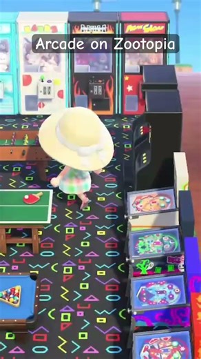 Arcade on Zootopia #acnh #animalcrossing #gaming