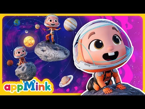 🌍🪐 Solar System Song 🌞💫 Planets Dance | Fun Educational Music Video for Kids #appMink #nurseryrhymes