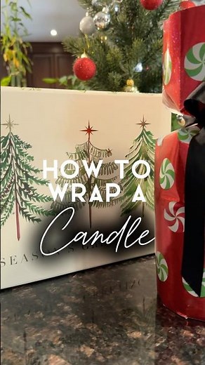 🎁 How to Wrap a Candle! 🕯️