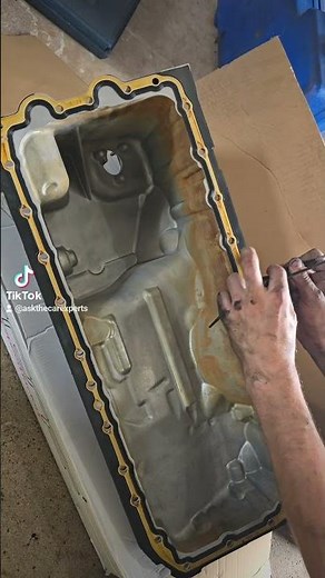 EASY TIP When Installing An Oil Pan Gasket! BMW Oil Pan Gaskets Trick #bmw #automobile #bmwengine