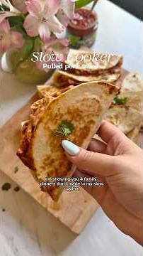Slow cooker, pulled pork tacos ✨