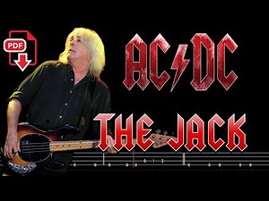 AC/DC - The Jack (🔴Bass Tabs | Notation) ‪@ChamisBass‬ #chamisbass #acdcbass #cliffwilliams