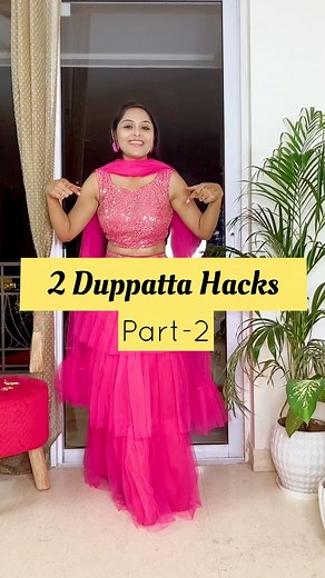 Shikha Agarwal | Let’s indulge into some Diwali fashion hacks? ✨ . For starters, here’s a quick tutorial on how I like to wear my dupatta Would you wear... | Instagram
