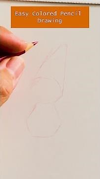 Cách vẽ hoạt hình cute | Easy Colored Pencil Drawing Tutorial #shorts