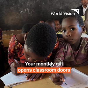 Last year, 379,033 kids received the tools they needed to learn and grow. Your support makes this possible. | World Vision Canada