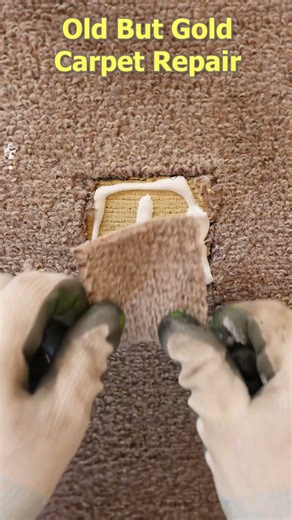 Smart DIY Carpet Repair