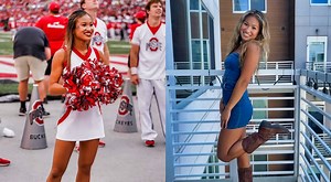 PHOTOS: Ohio State Cheerleader Is Taking Fans' Breath Away After Blowout Victory Over The Hoosiers