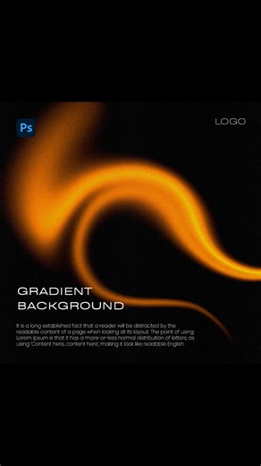 Stunning Backgrounds In Seconds! 😯 | Gradient Poster Design in Photoshop – Easy Tutorial #photoshop