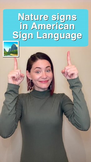 Nature signs in ASL - Part 1 🏞️ Start learning ASL today with our online ASL courses. Link is in our bio. #ASL #signlanguage101 #signlanguage #onlinelearning #signlanguageforkids #aslcourse #learnasl #signing #deaf #americansignlanguagelessons #inclusion #languagelearning #learnalanguage #signlanguageclass #learntosign #kidssignlanguage #aslforkids #onlinecourse #learn-online #homeschool #learnamericansignlanguage #vocabulary #marchmadness #ncaabasketball #ASLbeginners #SignitwithMe #ASLteacher