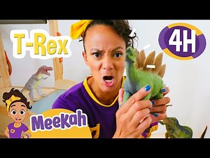 Meekah Learns ASL! 🤟🦖 Fun Playground PlayLab Adventure + T-Rex Block Building | 4 HR OF MEEKAH!