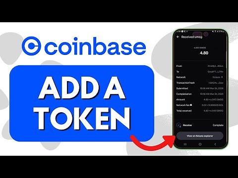 How to Add a Token to Coinbase Wallet (Easy Step By Step)