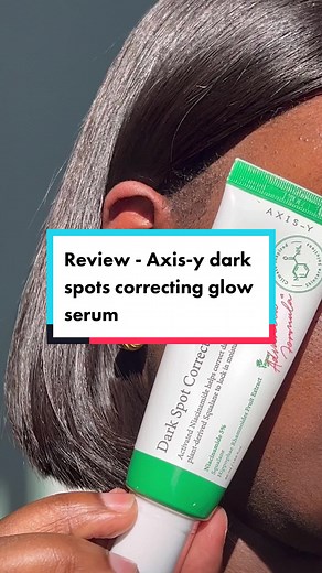 Axis-y dark spot correcting glow serum is a great addition to your skincare routine. It’s very hydrating and gives the skin a healthy glow but for correcting dark spots? It won’t do much #skintok #axisydarkspotcorrectingglowserum #productreview #axisydarkspotserum #oilyacneproneskine #niacinamideserum